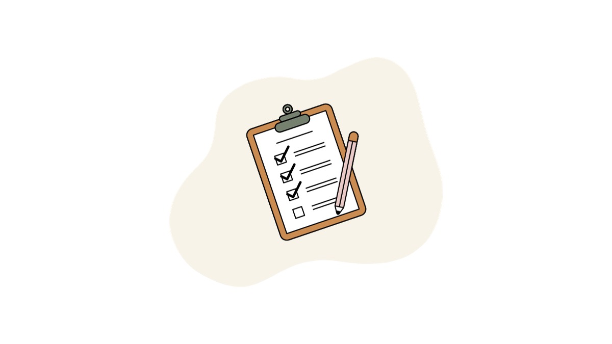 Kid’s to-do checklist