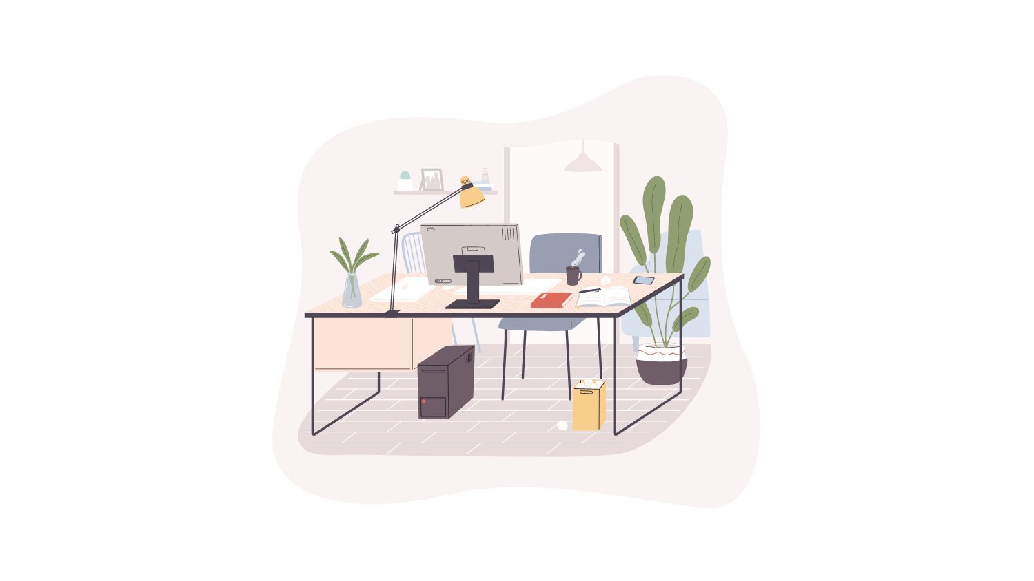 How to Set Up an Efficient and Organized Home Office Space